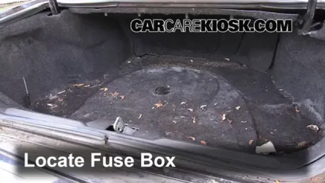 2000 Cadillac Eldorado ESC 4.6L V8 Fusible (interior) Control